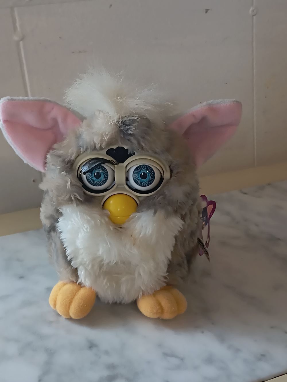 1998 Furby Church Mouse Generation 1 Grey Tiger Electronics - For Parts / Repair